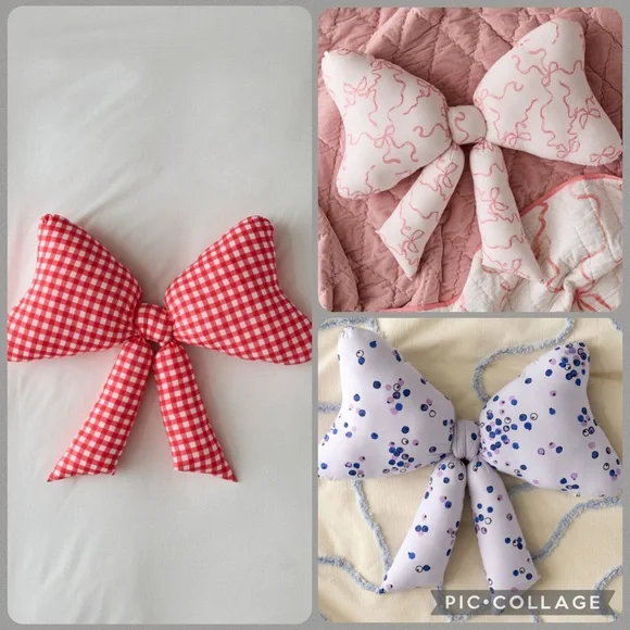 New UO Large Bow Pillow - Picture 8 of 9